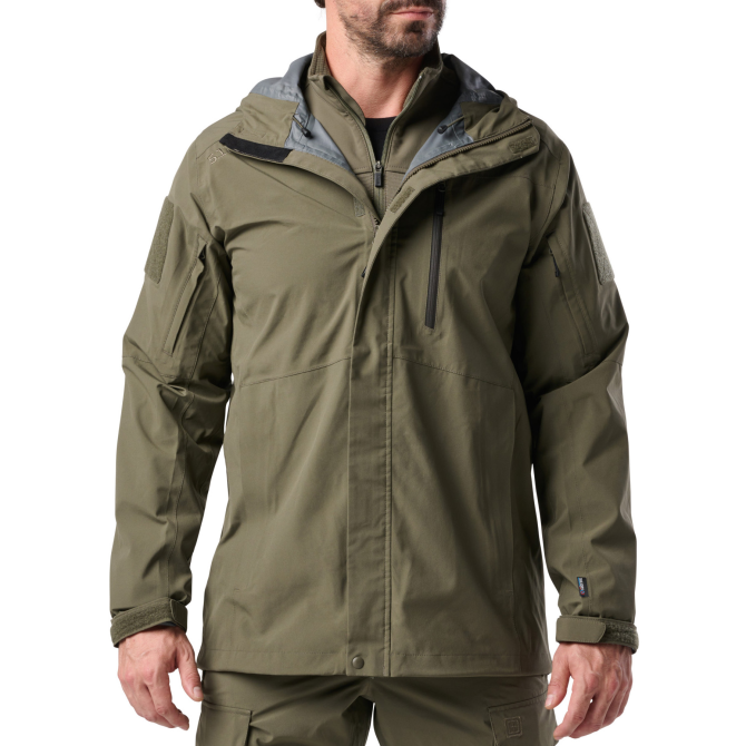 Kurtka 5.11 Force Rain Shell Jacket - Ranger Green (48370-186)