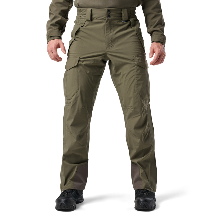 Spodnie Przeciwdeszczowe 5.11 Force Rain Shell Pant - Ranger Green (48363-186)