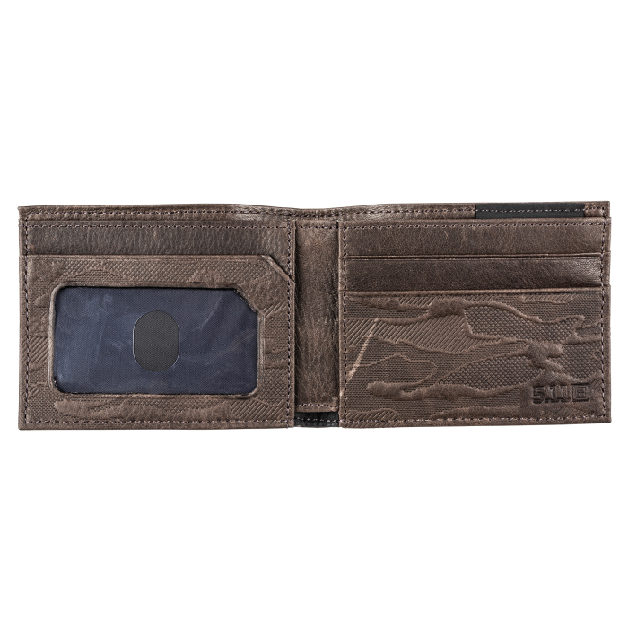 Portfel 5.11 Wheeler Leather Bifold Wallet - Dark Brown (56502-112)