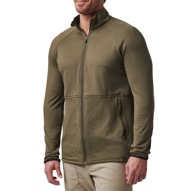 Bluza 5.11 Stratos FullZip Midlayer Sweatshirt - Ranger Green (72244-186)