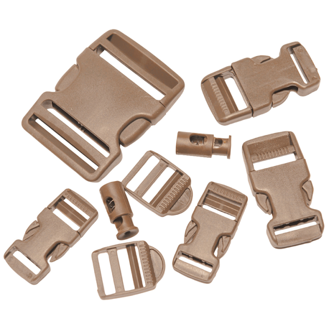 Zestaw naprawczy Mil-Tec Buckle Replacement Kit - Coyote (134580005)