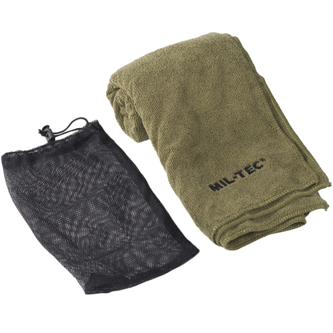 Ręcznik Mil-Tec Microfibre Towel 120x60 cm - Oliwkowy (16011111)