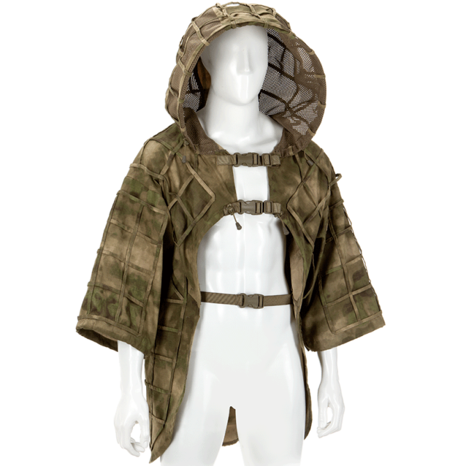 Peleryna maskująca Invader Gear Ghillie Base Plain Cape - Everglade