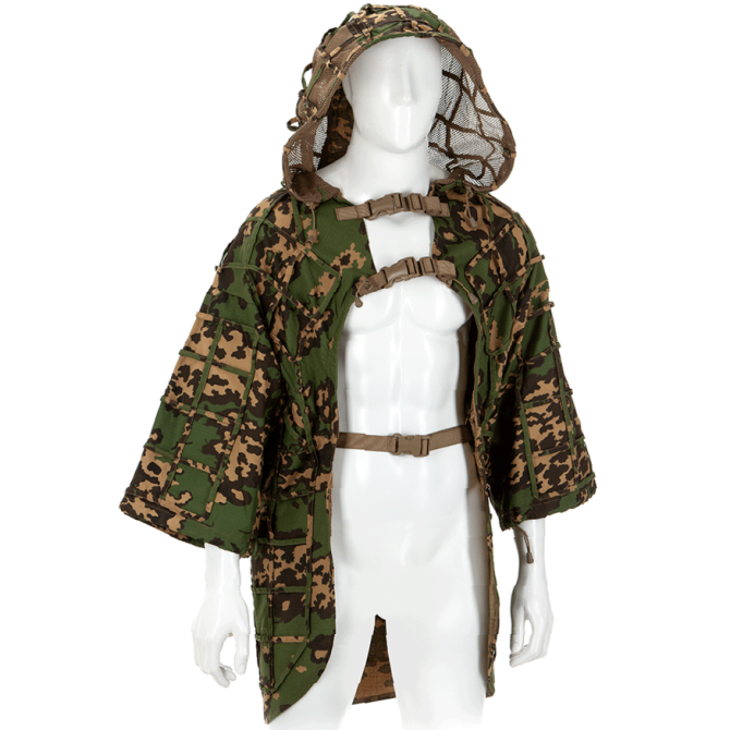 Peleryna maskująca Invader Gear Ghillie Base Plain Cape - Partizan