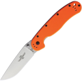 Nóż Ontario RAT-1 D2 Folder Silver Plain Orange - 8867OR