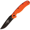 Nóż Ontario RAT-2 Folder Black Plain Orange - 8861OR