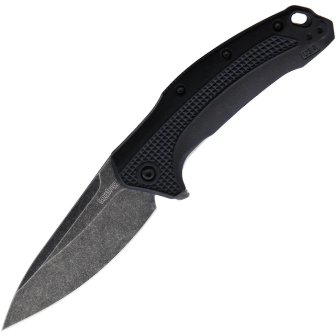 Nóż Kershaw Link Assisted Flipper Black Washed (1776BWWM)