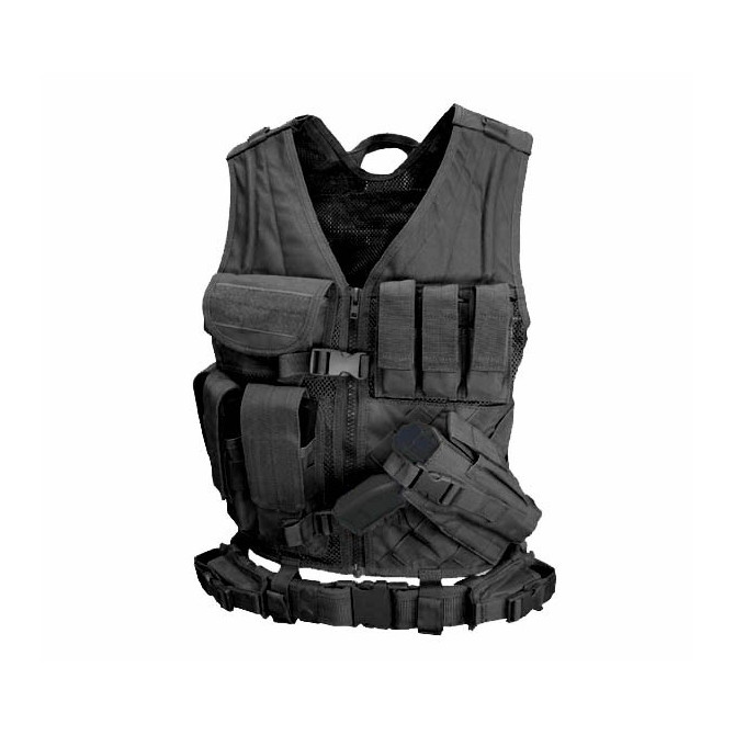 Kamizelka Taktyczna Condor Crossdraw Vest Czarna (CV-002)