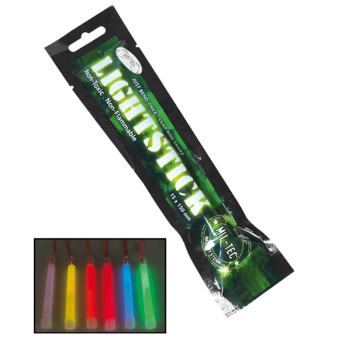 Światło Chemiczne Mil-Tec Lightstick 1,5 x 15 cm - Czerwone