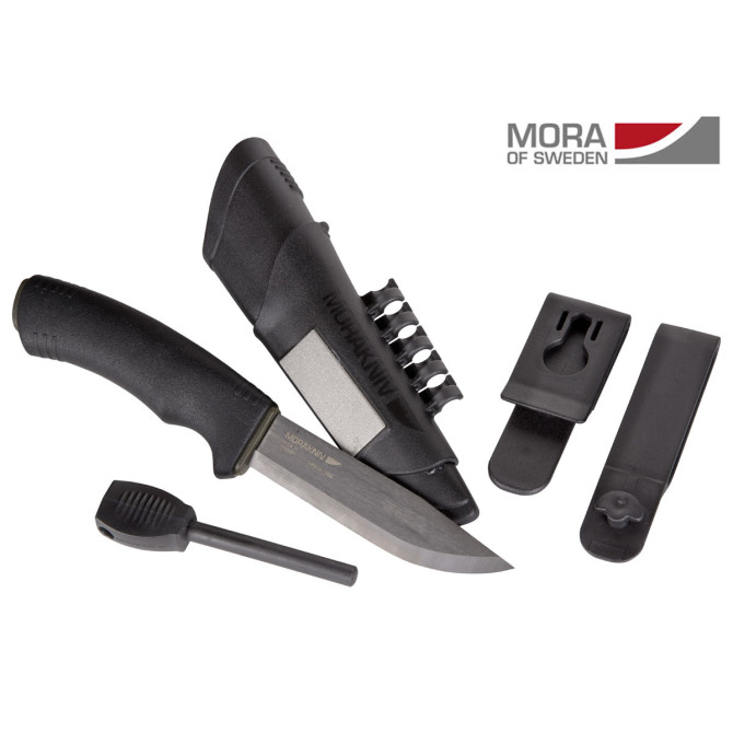 Nóż Mora of Sweden® Bushcraft Survival Black - Carbon Steel - Czarny