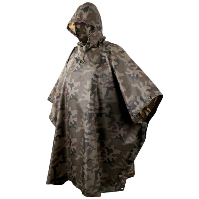 Poncho Przeciwdeszczowe Helikon - PL Woodland / wz. 93