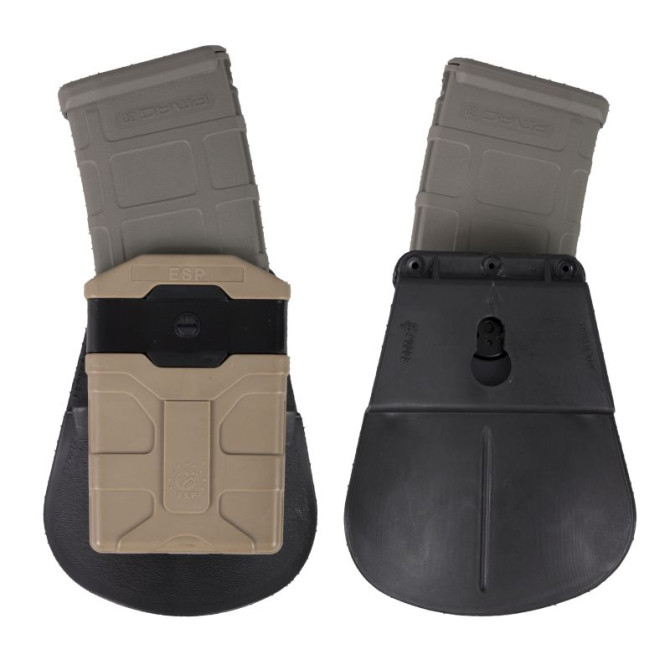 Ładownica ESP M4/M16 Mag Holder With Fobus Paddle - Khaki (MH-24-M16-02)