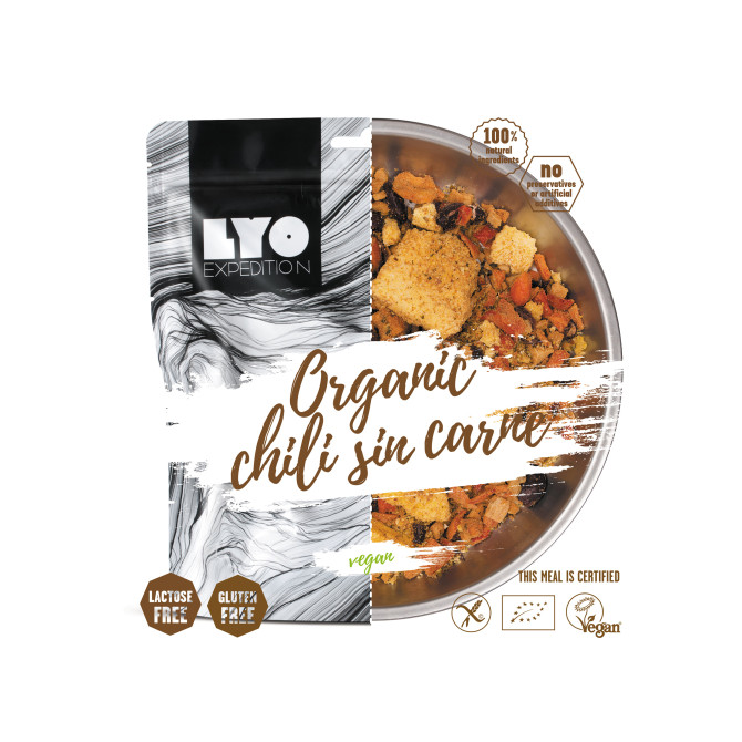 Żywność liofilizowana LyoFood Eko Chili sin carne z polentą 370 g