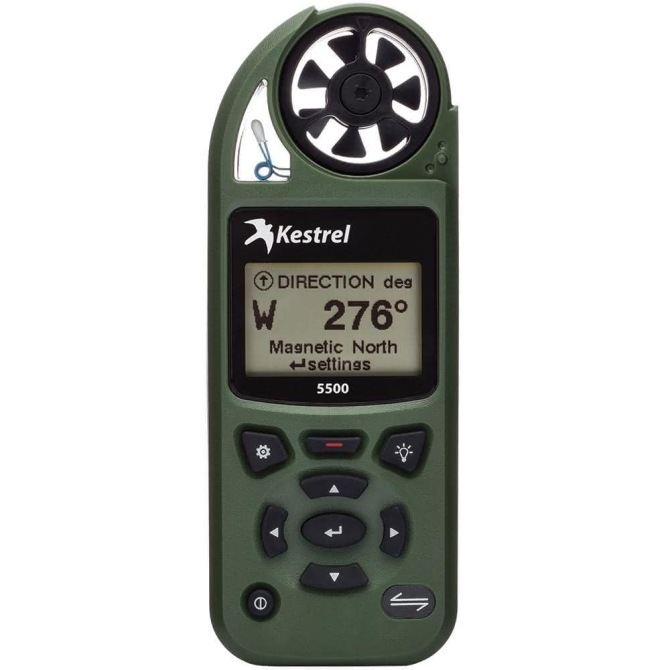 Stacja Pogodowa Kestrel 5500 Bluetooth LINK + Vane Mount  - Olive