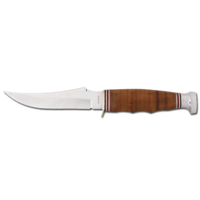 Ka-Bar 1233 - Leather Handled Skinner