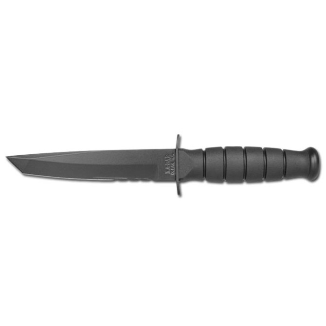 Ka-Bar 1255 - Short Tanto Black Serrated