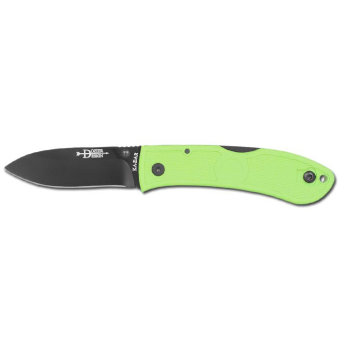 Ka-Bar 4062ZG - Dozier Folding Hunter - Zombie Green